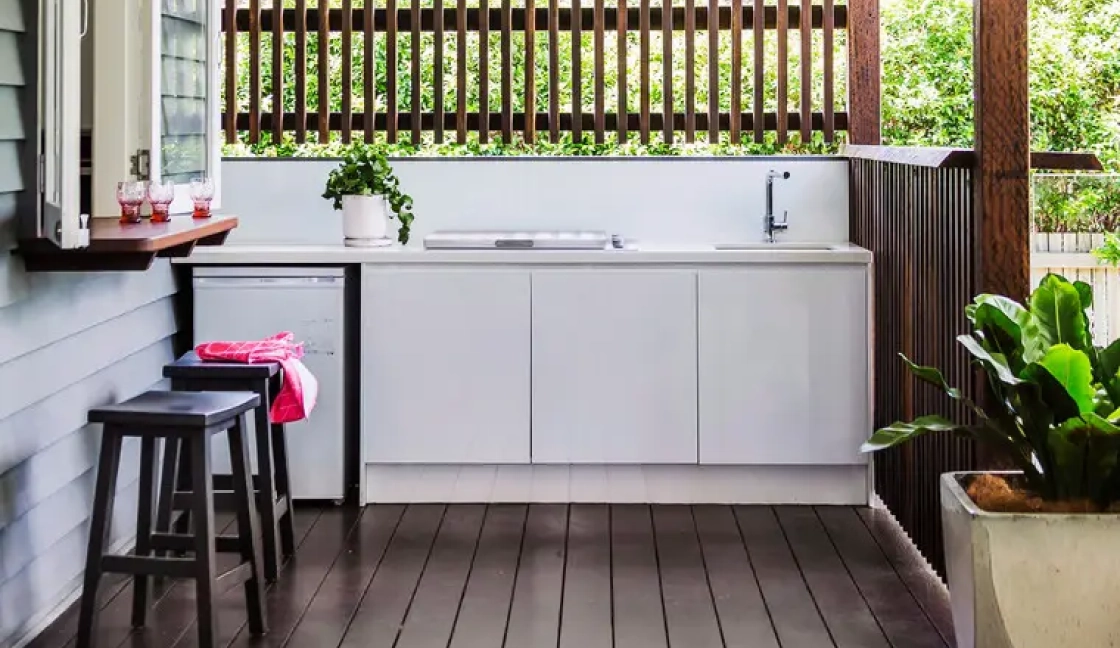 آشپزخانه مطبخ مدرن سفید
